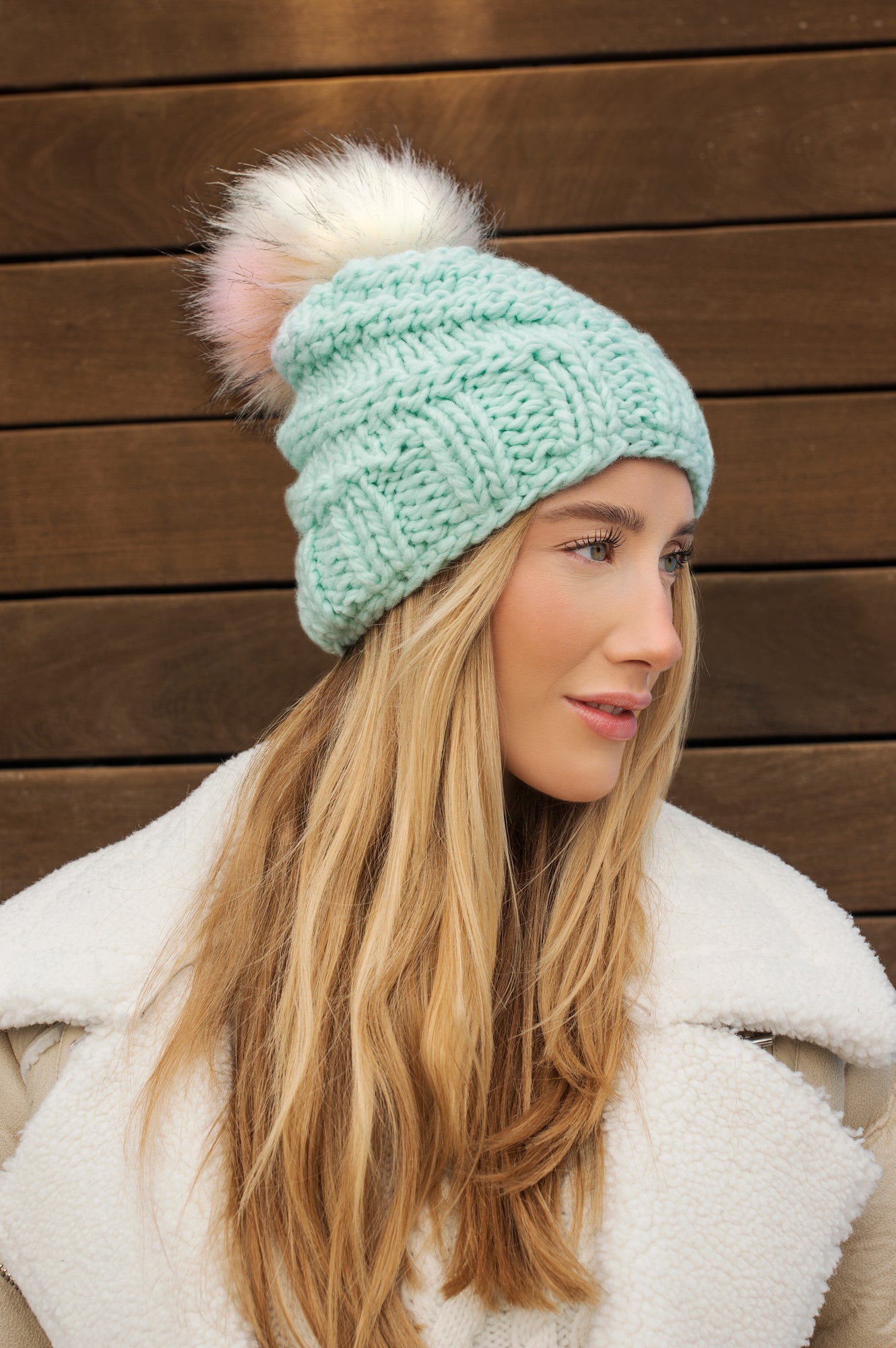 HANDKNIT Highline Faux Fur Beanie – Kyi Kyi
