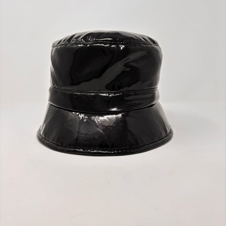 Black Gloss Custom Rain Hat