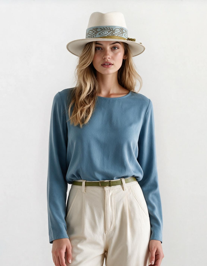 Romy Wide Brim Wool Felt Hat