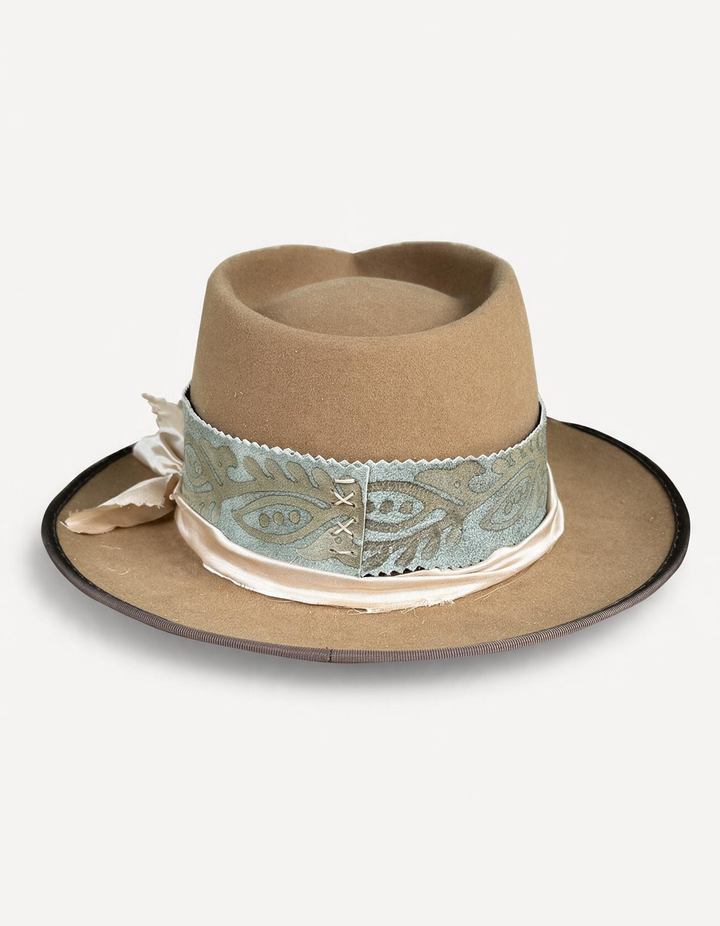 Sienna Wide Brim Wool Felt Hat