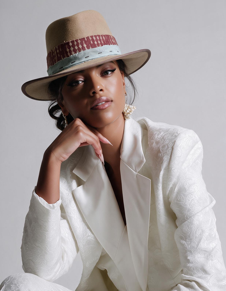 Gigi Wide Brim Wool Felt Hat