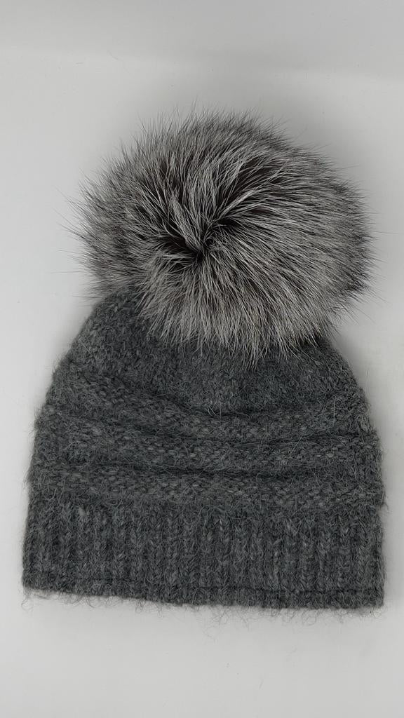 Lama Alpaca Fur Beanie