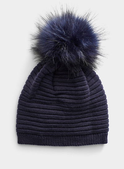 Aline Faux Fur Beanie