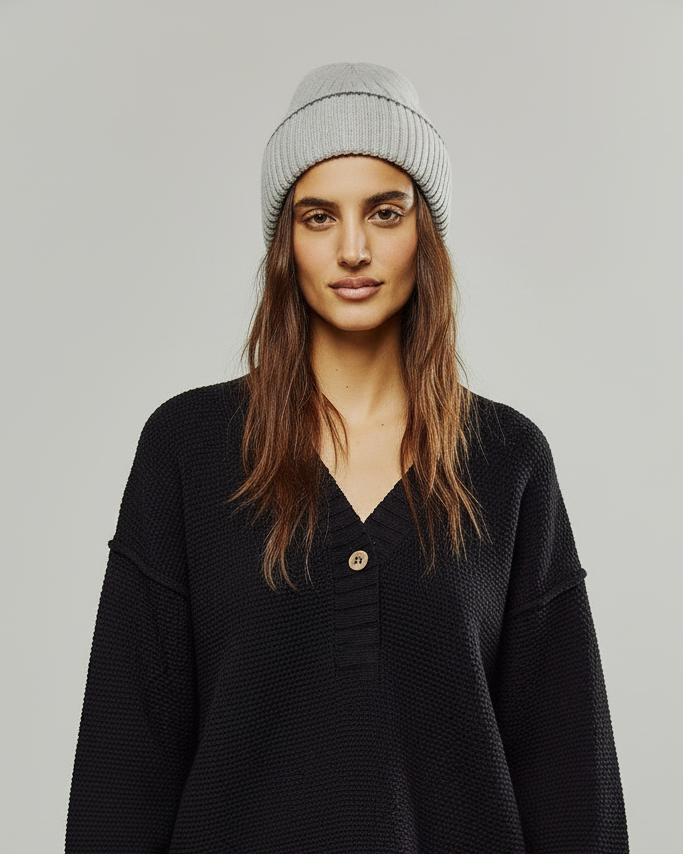 Ribo Sans Pom Beanie