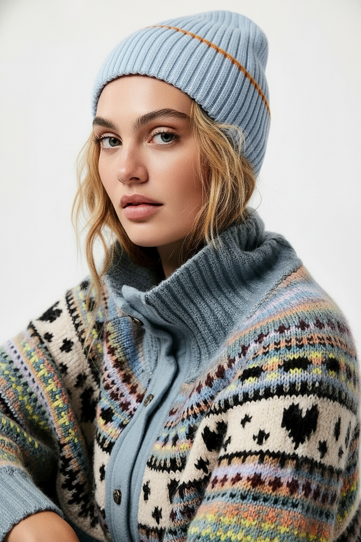 Ribo Sans Pom Beanie