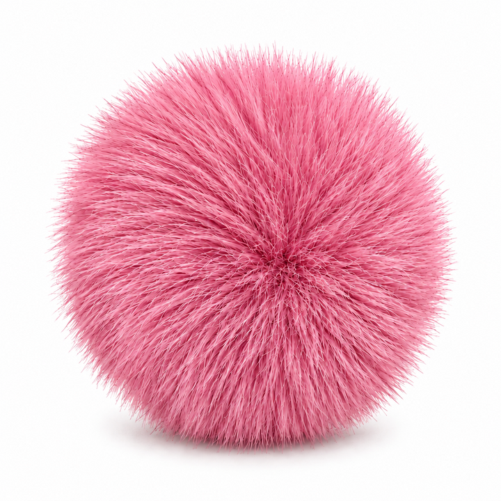 Bijou de sac Mega Pom Pom en fourrure de renard