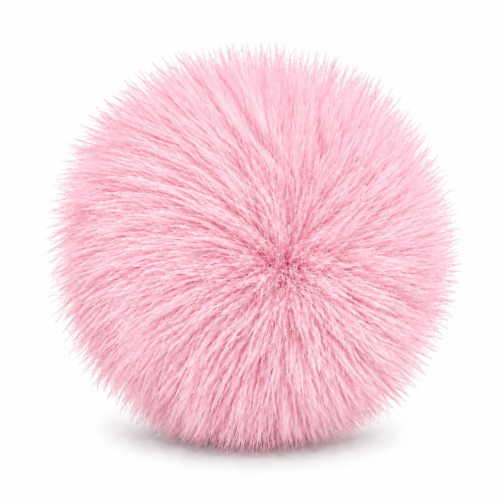 Bijou de sac Mega Pom Pom en fourrure de renard