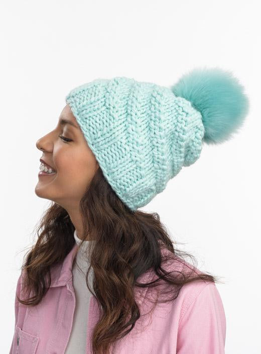 Highline Handmade Faux Fur Beanie