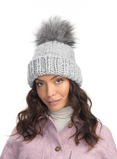 Quartz Handmade Knit Faux Fur