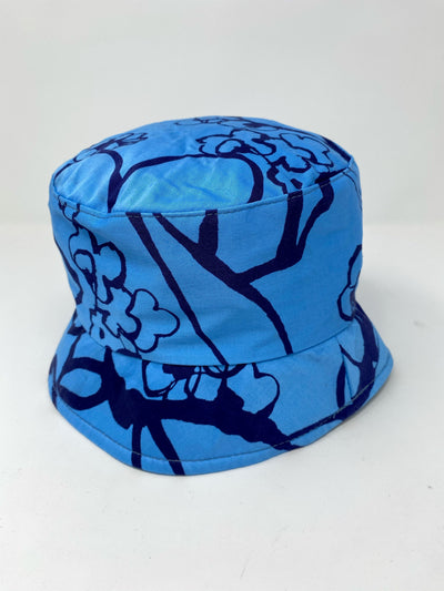 Blue Drawn Bucket Hat