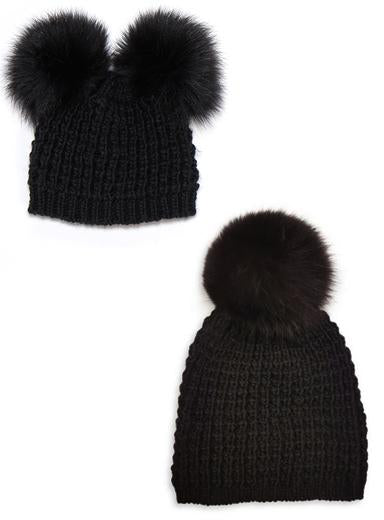 Mommy & Me Set Classic/Classic Double Pom