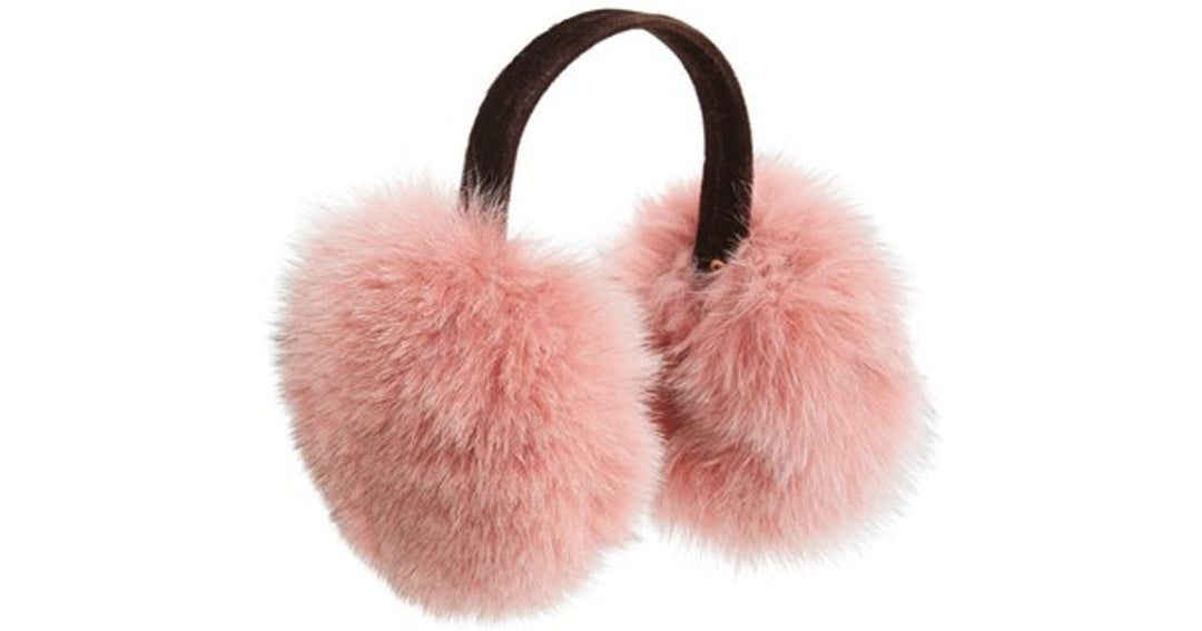 Ear Muffs Fox Fur